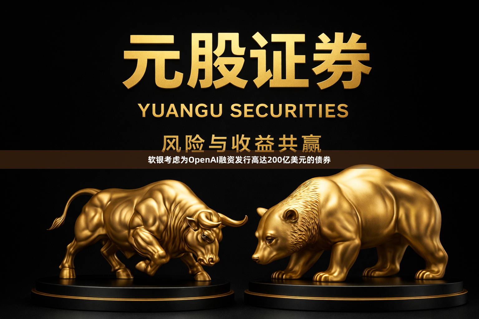 软银考虑为OpenAI融资发行高达200亿美元的债券