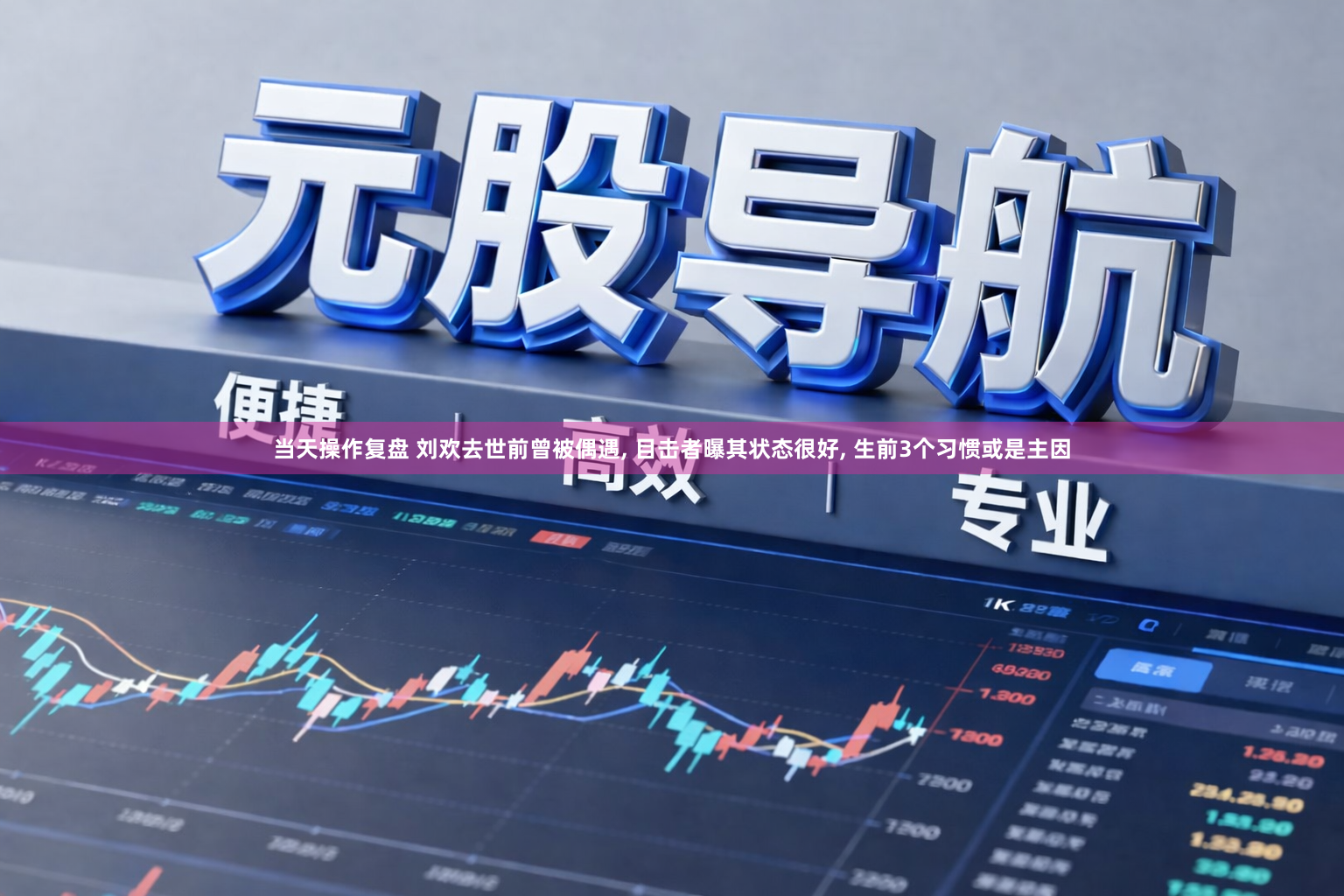 当天操作复盘 刘欢去世前曾被偶遇, 目击者曝其状态很好, 生前3个习惯或是主因